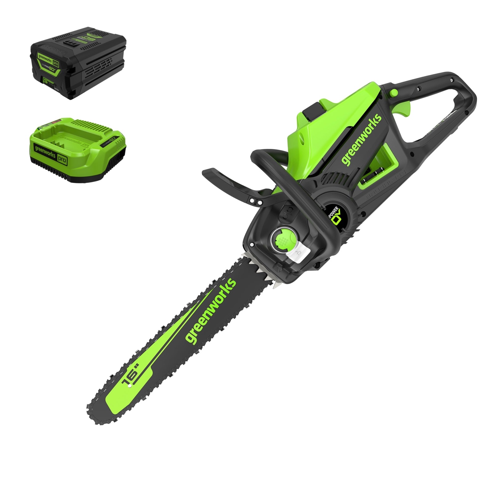 Greenworks 60V 16" Chainsaw Kit