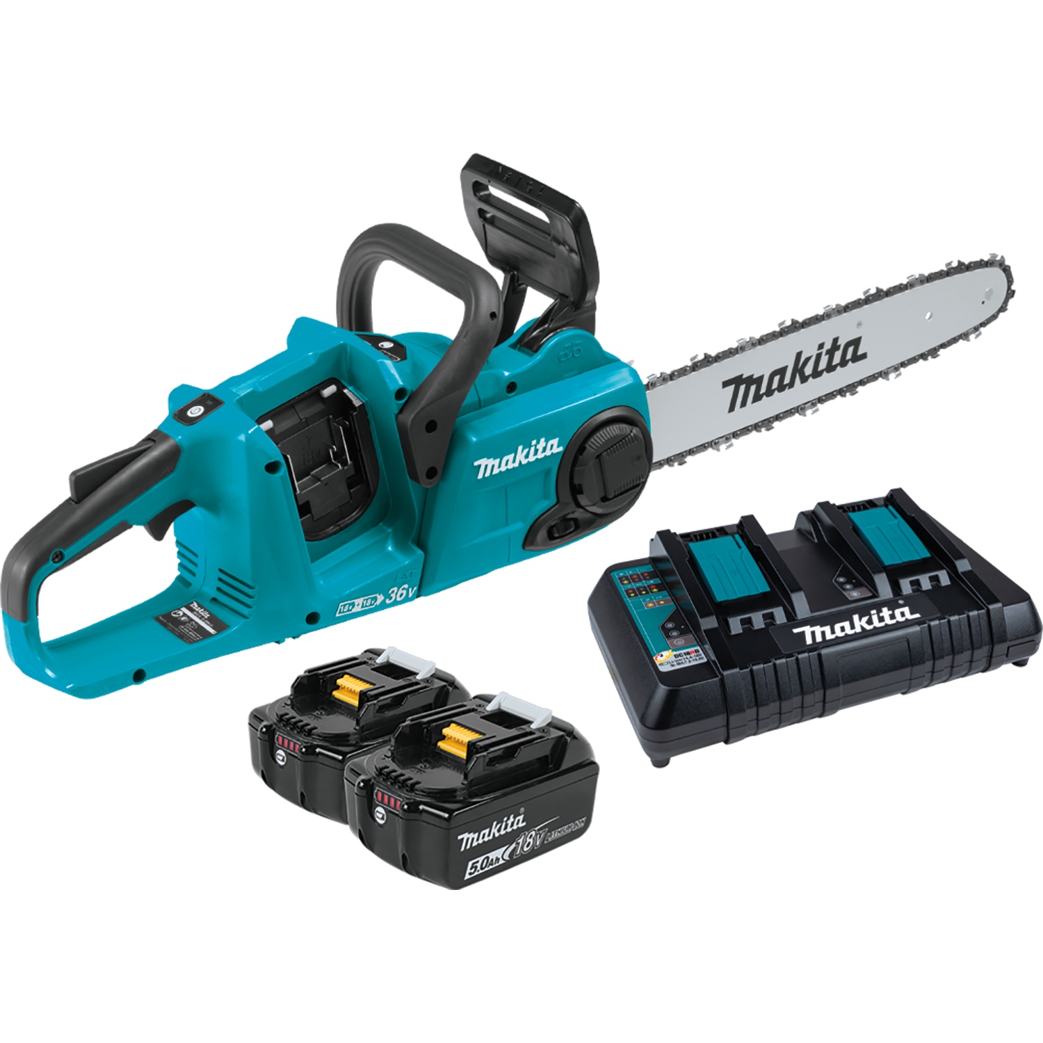 Makita 18V X2 LXT 14" Chainsaw Kit